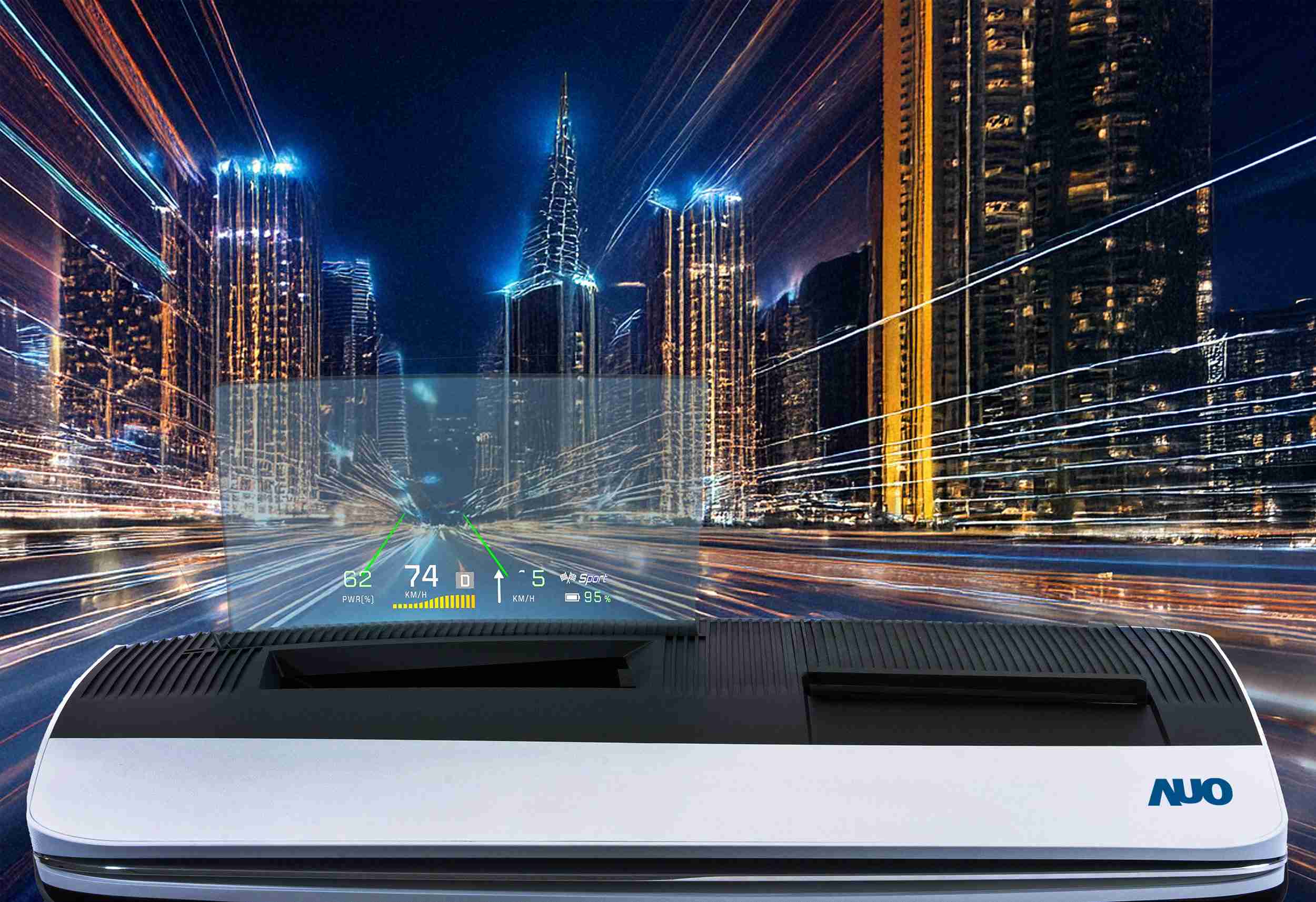 尊时凯龙推出13吋Micro LED抬头显示器，，，，提供高入眼亮度、、高色彩饱和度的显示质量，，，在阳光下或黑暗中都清晰可见，，，并利用Micro LED模块体积小的优势，，，，解决车用空间有限的痛点